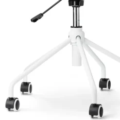 Bureaustoelen|Bureaustoelen-Leen Bakker Nolon Nout-Mia Bureaustoel Grijs - met Armleuning - Wit