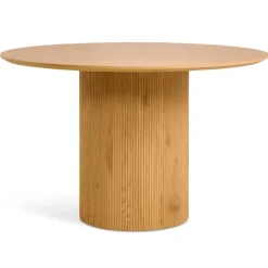 Industriële Eettafels|Ronde Eettafels-HomeMixx Nora Eettafel - Ø120cm Naturel