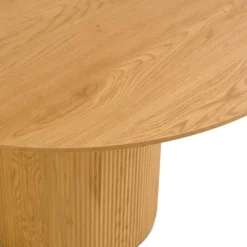 Industriële Eettafels|Ronde Eettafels-HomeMixx Nora Eettafel - Ø120cm Naturel