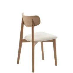 Nordic Home - Elim eetkamerstoel bouclé - naturel