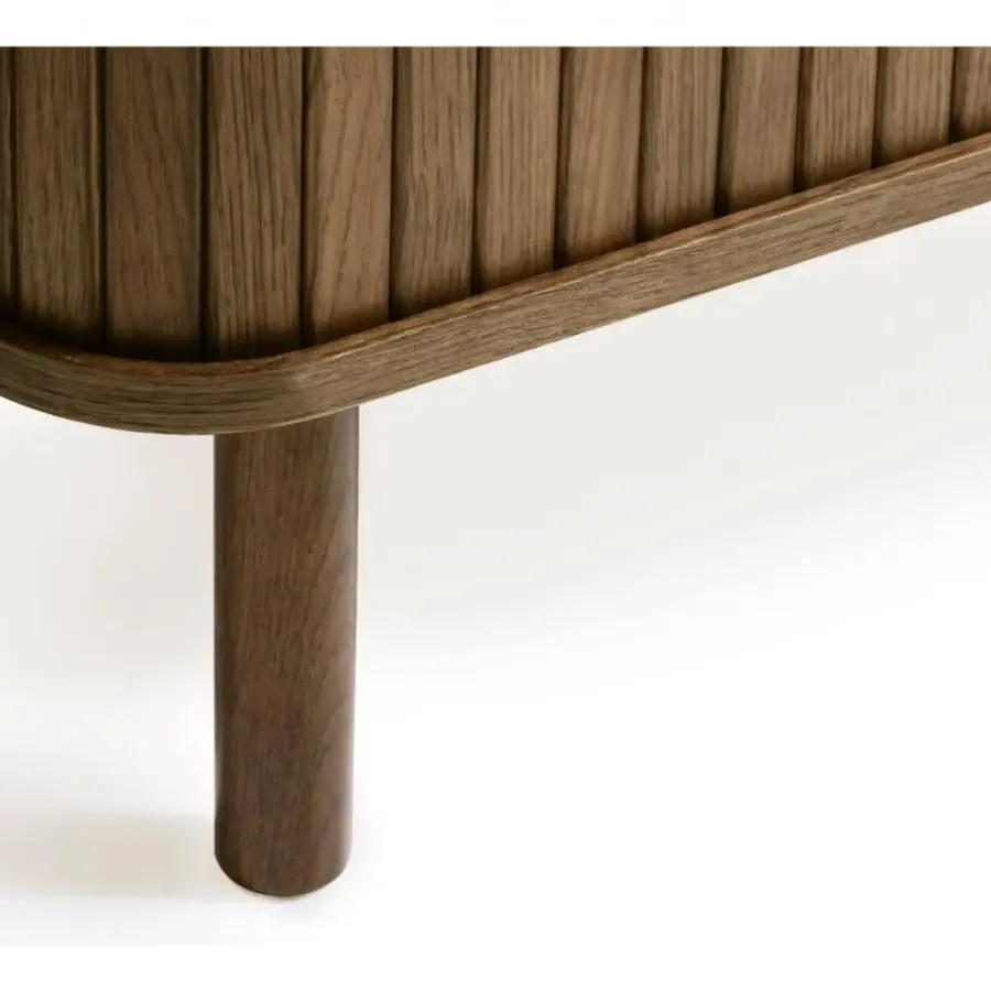Tv Meubels-Nordic Home - Ingo eiken tv-meubel - 160 cm - bruin