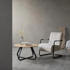Fauteuils-Nordic Home - Irene fauteuil - zand