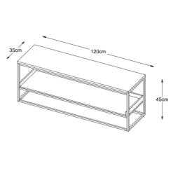 Krukjes-Nordic Home - Jonah bankje - 120 cm