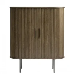 Wandkasten-Nordic Home - Kelly wandkast - donkerbruin