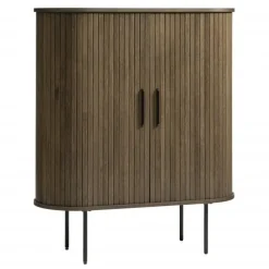 Wandkasten-Nordic Home - Kelly wandkast - donkerbruin