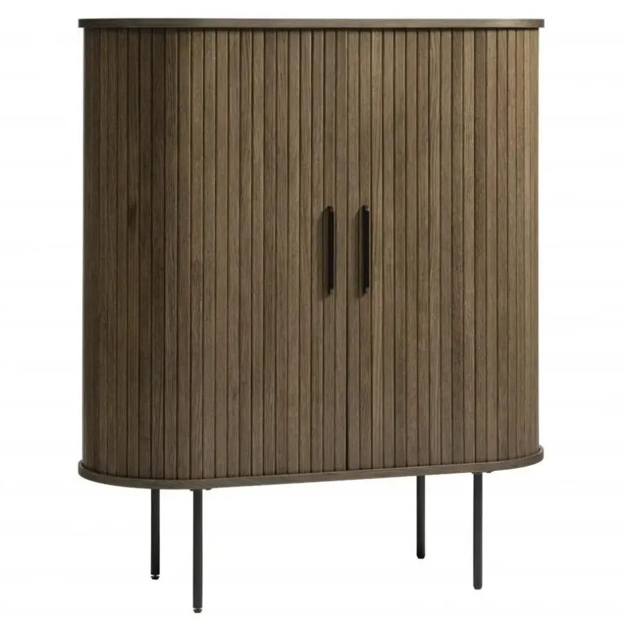 Wandkasten-Nordic Home - Kelly wandkast - donkerbruin