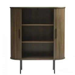 Wandkasten-Nordic Home - Kelly wandkast - donkerbruin
