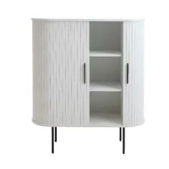 Dressoirs-Nordic Home - Kelly wandkast hout - wit