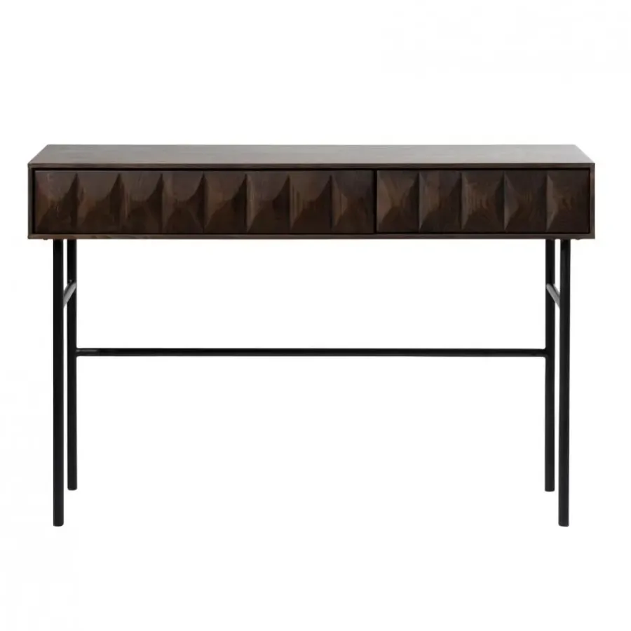 Sidetables-Nordic Home - Magnus eiken sidetable - 117 cm - espresso