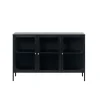 Dressoirs-Nordic Home - Ragnar dressoir - 130 cm - zwart
