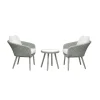 Bistro- & Balkonsets-Nordic Home - Seth bistro set wicker - grijs/hout