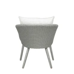 Bistro- & Balkonsets-Nordic Home - Seth bistro set wicker - grijs/hout