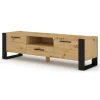 Homlando NUKA TV meubel ladekast 160 cm eiken artisan