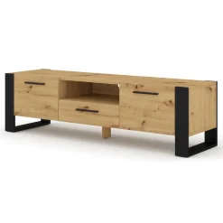 Homlando NUKA TV meubel ladekast 160 cm eiken artisan