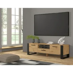 Homlando NUKA TV meubel ladekast 160 cm eiken artisan