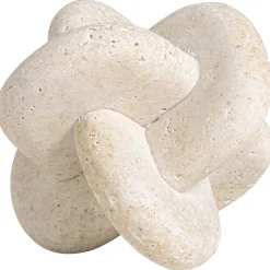 Leen Bakker Object Knot off-white - 10x10x10 cm