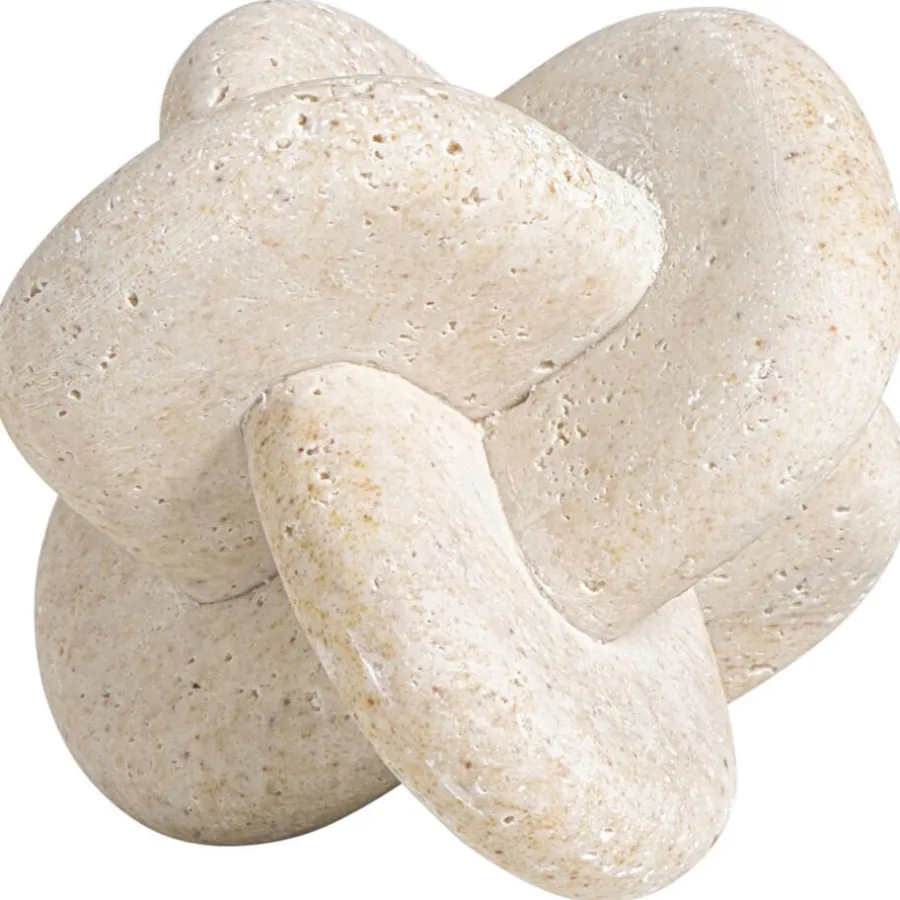 Leen Bakker Object Knot off-white - 10x10x10 cm