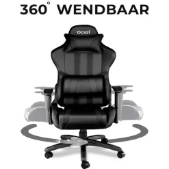 Ocazi Chicago Gamingstoel - Bureaustoel - Zwart