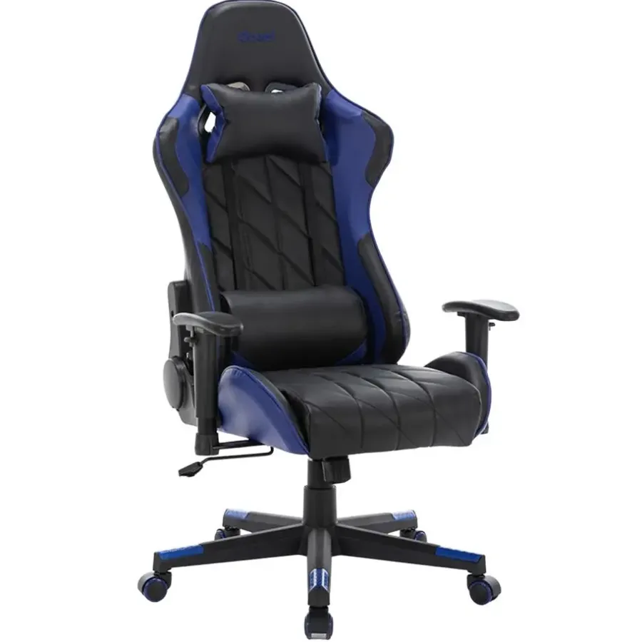 Gamestoelen-Ocazi Nevada Gaming stoel - Bureaustoel - Zwart/Blauw