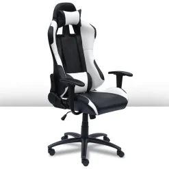 Ocazi New York Gaming stoel - Bureaustoel - Zwart/Wit
