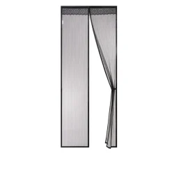 Raam En Deurhorren|Vliegengordijnen En Deurgordijnen-O'DADDY O’DADDY Deurgordijn – Magnetisch Vliegengordijn - 92x230cm – Zwart