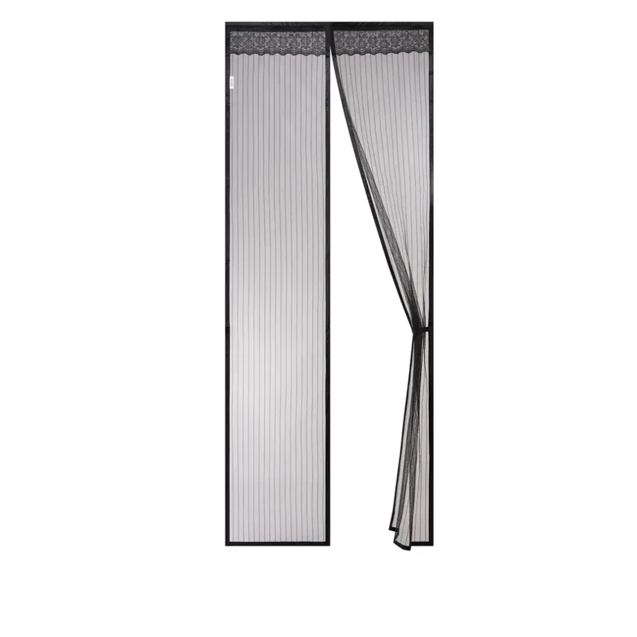 Raam En Deurhorren|Vliegengordijnen En Deurgordijnen-O'DADDY O’DADDY Deurgordijn – Magnetisch Vliegengordijn - 92x230cm – Zwart