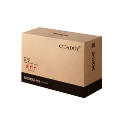 O'DADDY Industrieel Nachtkastje met Deur - 40x40x60 cm - Modern Bruin