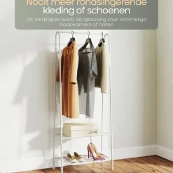 Kledingrekken|Kledingrekken-O'DADDY Kledingrek Staand - Garderoberek met Kledingstang