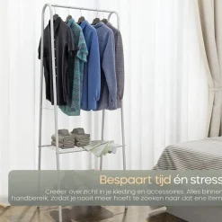 Kledingrekken|Kledingrekken-O'DADDY Kledingrek Staand - Garderoberek met Kledingstang