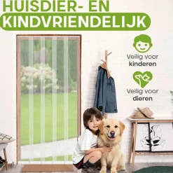 O'DADDY Lamellenhor 118x260 - Deurgordijn - wit