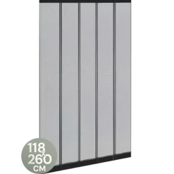 O'DADDY Lamellenhor 118x260 - Deurgordijn - zwart