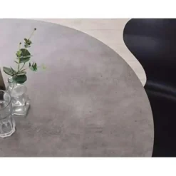 Beliani ODEON - Eettafel - Grijs - 120 x 120 cm - MDF