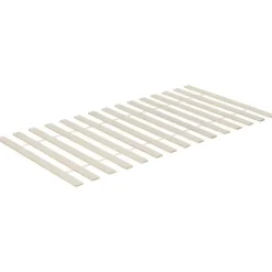 Beliani OLENDON - Bed met opbergruimte - Lichtbruin - 90 x 200 cm - Dennenhout