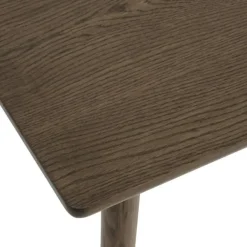Rechthoekige Eettafels|Houten Eettafels-Leen Bakker Olivine Boas Verlengbare Houten Eettafel 150 cm - Gerookt Eiken