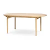 Leen Bakker Olivine Kjeld Verlengbare Houten Eettafel 190 cm - Naturel