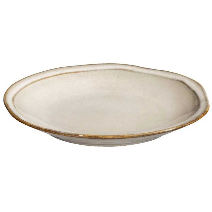 Borden-Leen Bakker Ontbijtbord Anna - beige - stoneware - Ø21 cm