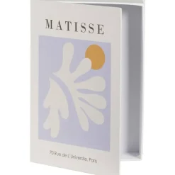 Beelden-Leen Bakker Opbergboek Matisse - lila - 5x23x16 cm