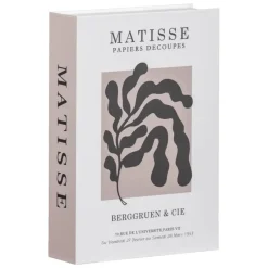 Leen Bakker Opbergboek Matisse - naturel - 16x23x5 cm