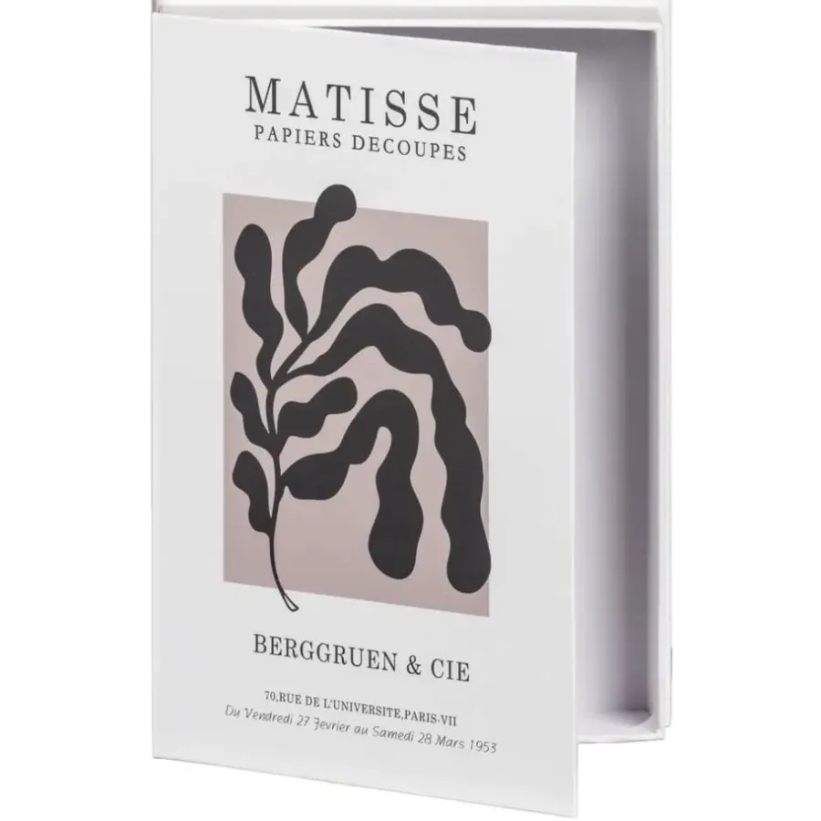 Leen Bakker Opbergboek Matisse - naturel - 16x23x5 cm