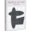 Beelden-Leen Bakker Opbergboek World of Art zwart/wit - 5x30x21 cm