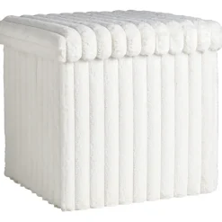 Opbergboxen-Leen Bakker Opbergbox opvouwbaar Fluffy off-white - 38x38x38 cm