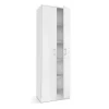 Wandkasten-Rousseau Opbergkast Ray 60cm met 2 deuren en 4 legplanken - wit
