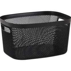 Leen Bakker Opbergmand Mesh antraciet - 17,2L