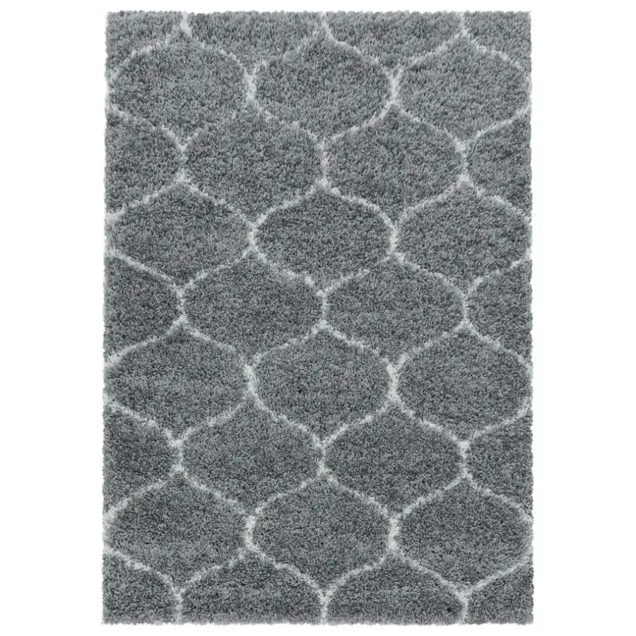 Vloerkleden|Hoogpolige Vloerkleden-Muratap Opera Soft Shaggy Hoogpolig Vloerkleed Grijs - 200x290 CM