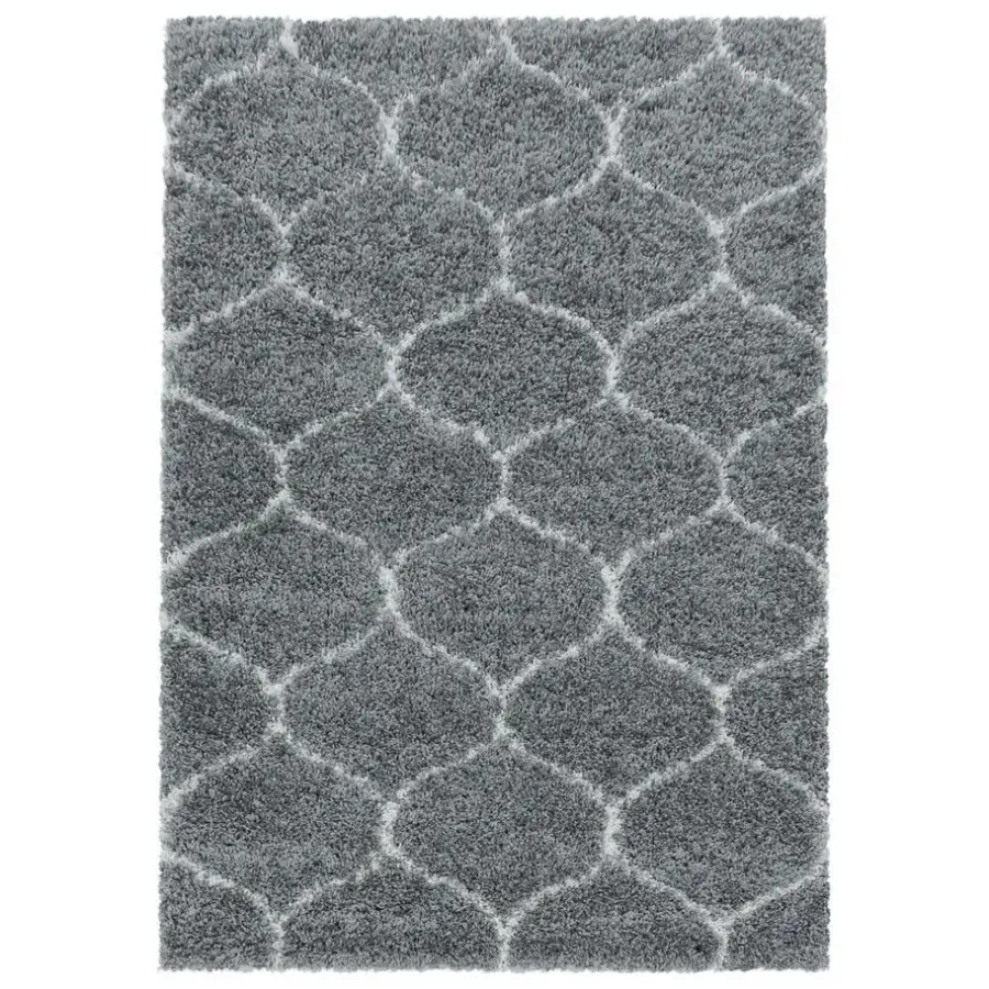Vloerkleden|Hoogpolige Vloerkleden-Muratap Opera Soft Shaggy Hoogpolig Vloerkleed Grijs - 200x290 CM