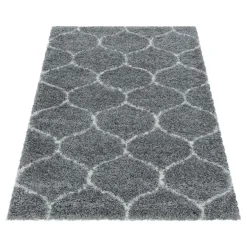 Vloerkleden|Hoogpolige Vloerkleden-Muratap Opera Soft Shaggy Hoogpolig Vloerkleed Grijs - 200x290 CM