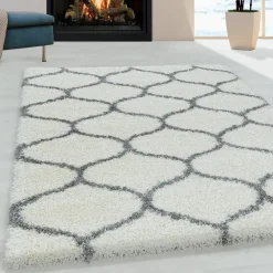 Muratap Opera Soft Shaggy Hoogpolig Vloerkleed Cream - 200x290 CM