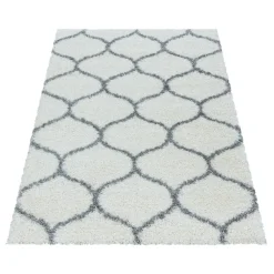 Muratap Opera Soft Shaggy Hoogpolig Vloerkleed Cream - 200x290 CM
