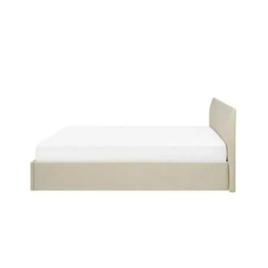 Beliani ORBEY - Tweepersoonsbed - Beige - 160 x 200 cm - Polyester