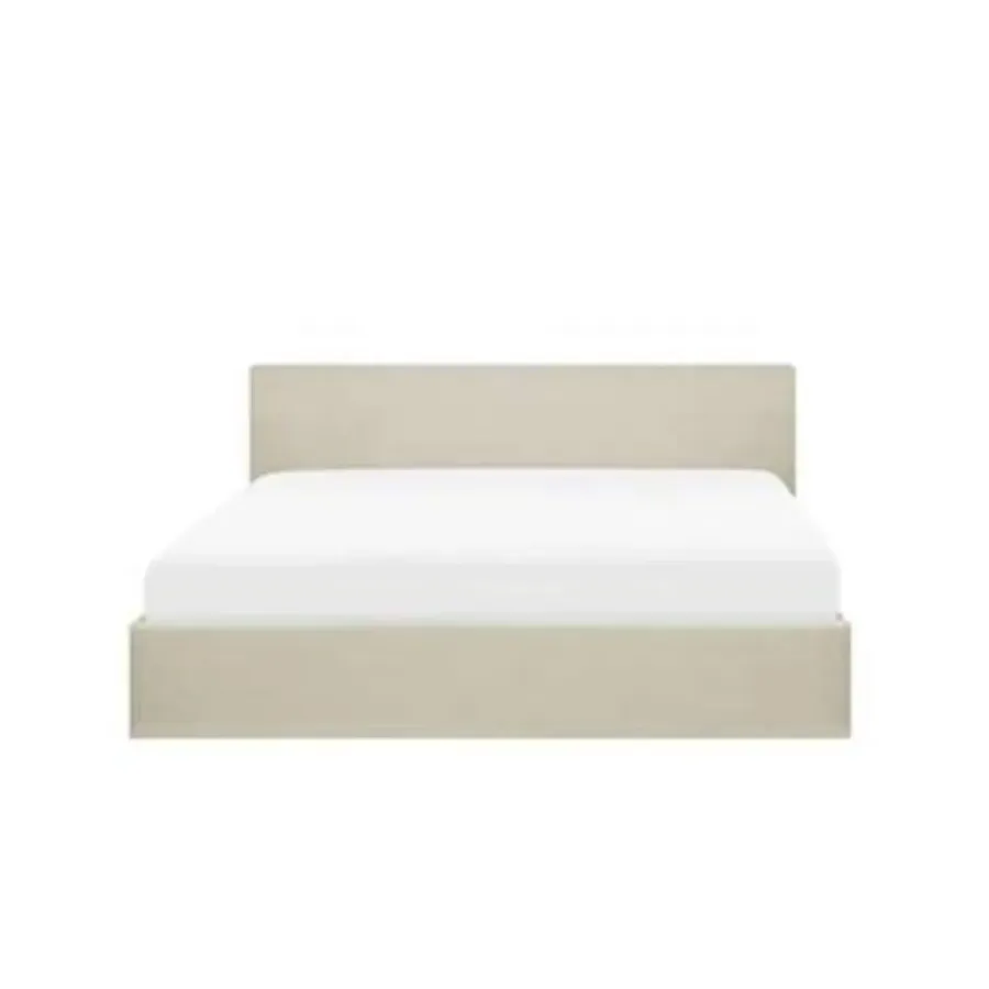 Beliani ORBEY - Tweepersoonsbed - Beige - 160 x 200 cm - Polyester